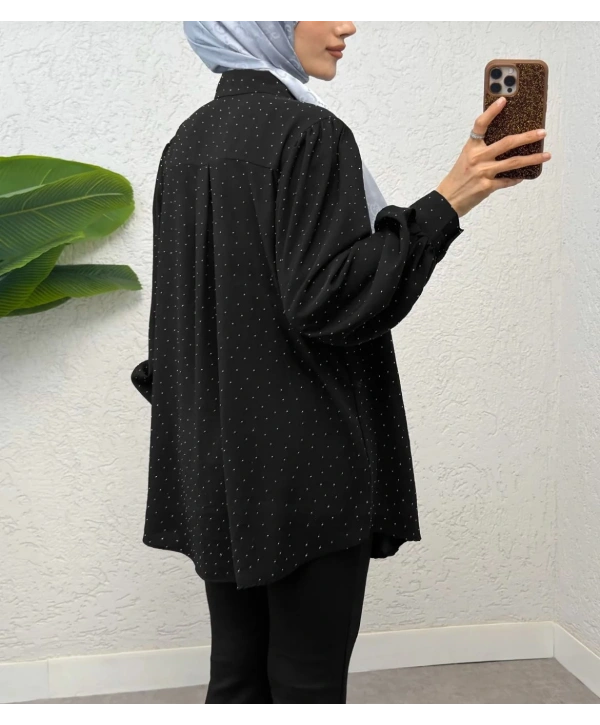 Taşlı Ayrobin Gömlek