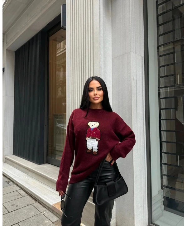 TEDDY AYICIK NAKIŞLI VİRAL KAZAK