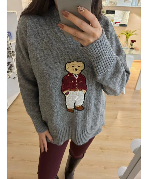 TEDDY AYICIK NAKIŞLI VİRAL KAZAK