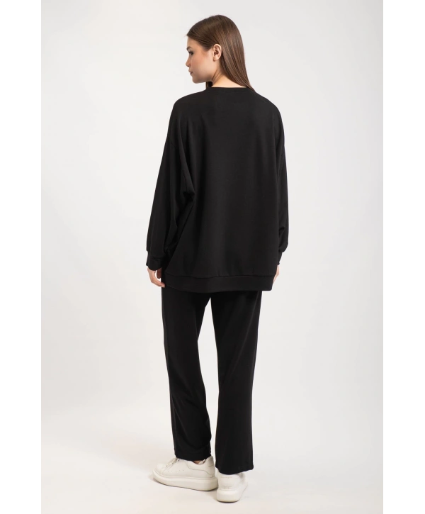 Tül Çiçek ve İnci Detaylı Takım