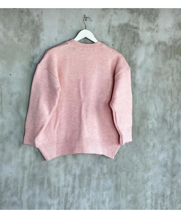 TÜL ÇİÇEKLİ TRİKO KAZAK