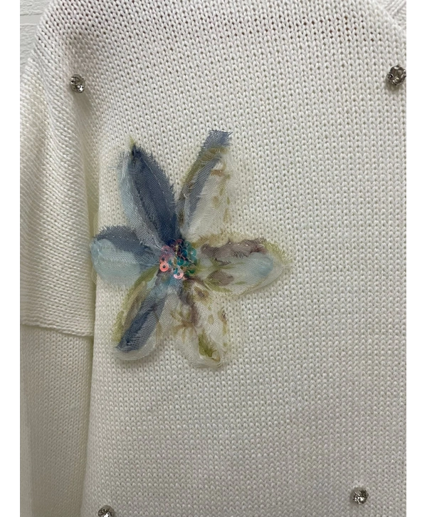 TÜL ÇİÇEKLİ TRİKO TUNİK