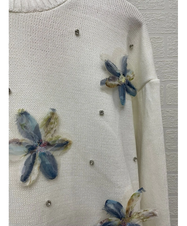 TÜL ÇİÇEKLİ TRİKO TUNİK