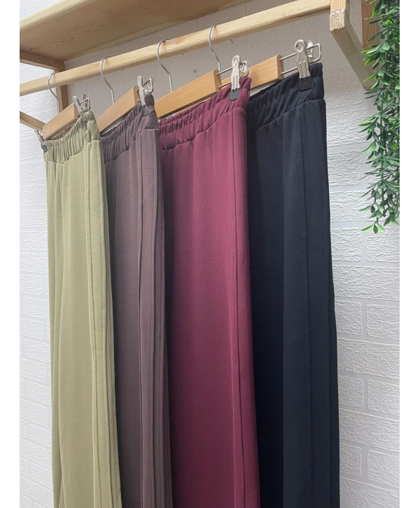 Yandan Düğmeli Takım - Kahverengi