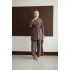 Meyra Kuşaklı Şık Takım - Kahverengi