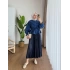 Belden Bağlamalı Kısa Gömlek