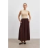 Etek Pantolon - Kahverengi
