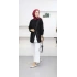 Fermuarlı Viral Sweat - Siyah