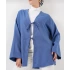 Keten Kimono - Mavi