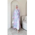 Linda Yırtmaçlı Tunikli Pantolonlu Takım - Mavi