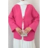 Müslin Kumaş Kimono - Pembe