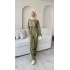 Yandan Düğmeli Takım - Yeşil