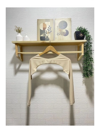 BOYUNDAN GEÇİRMELİ SIFIR YAKA KOLLUK