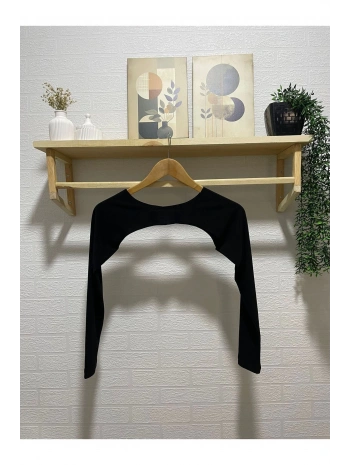 BOYUNDAN GEÇİRMELİ SIFIR YAKA KOLLUK