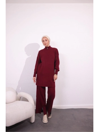 FERMUAR DETAYLI VİRAL TRİKO TAKIM