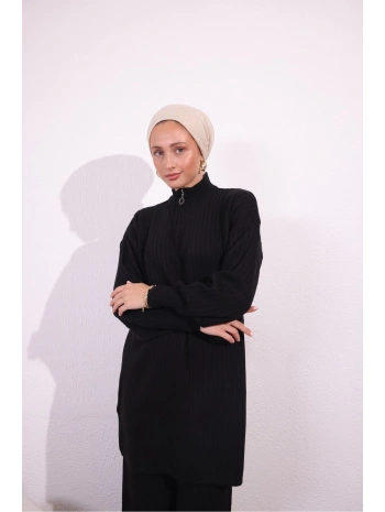 FERMUAR DETAYLI VİRAL TRİKO TAKIM