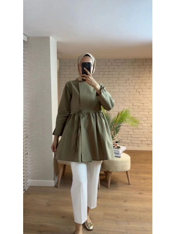 BAĞLAMALI PARAŞÜT KUMAŞ KİMONO