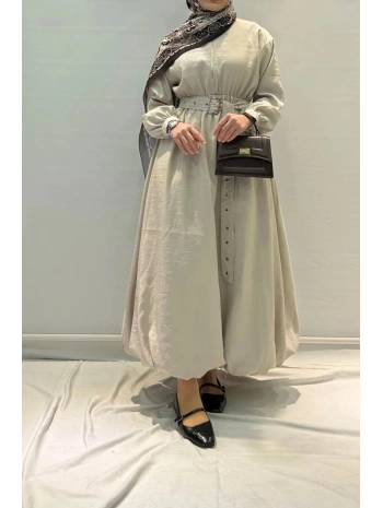 Balon Etekli Tasarım Elbise