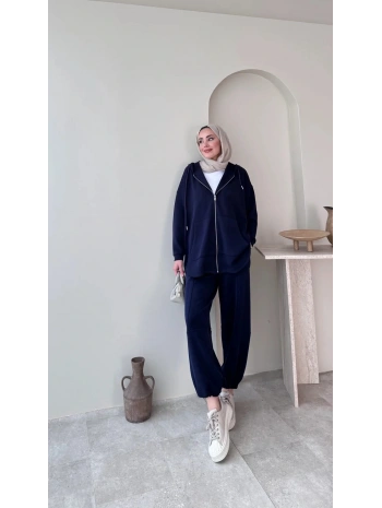 Bilek Lastikli Spor Takım - Lacivert