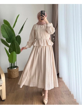 Çilek Kumaş Etekli Takım