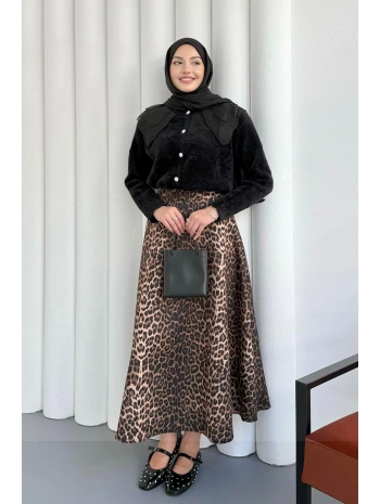 Dantel Yaka Angora Hırka - Siyah