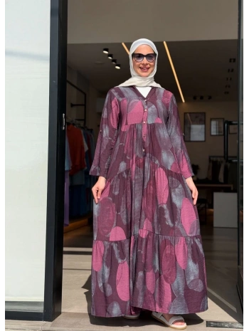 Desenli Yazlık Elbise