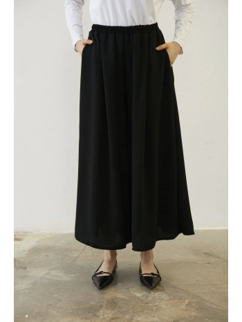 Etek Pantolon - Siyah