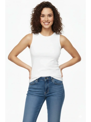 Penye Kumaş Badi - Beyaz