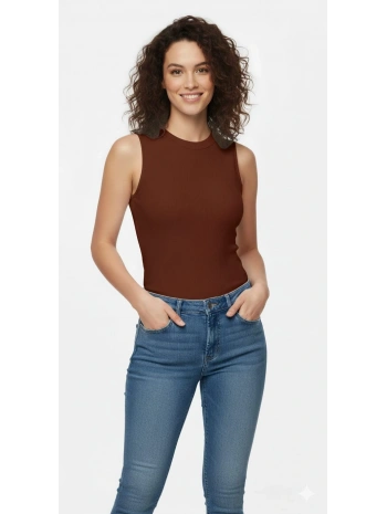 Penye Kumaş Badi - Kahverengi