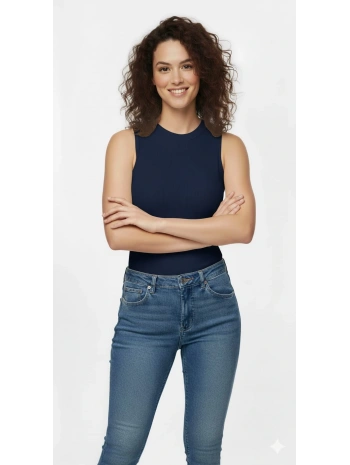 Penye Kumaş Badi - Lacivert