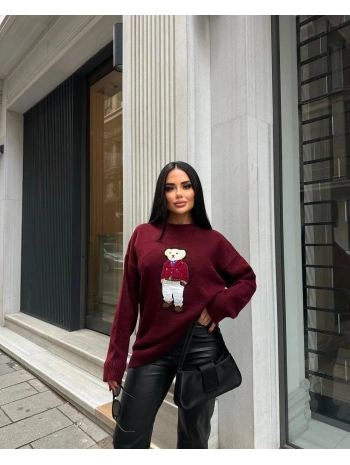 TEDDY AYICIK NAKIŞLI VİRAL KAZAK