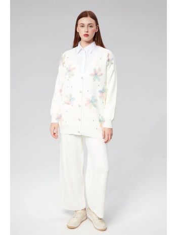 Tül Çiçekli Triko Takım