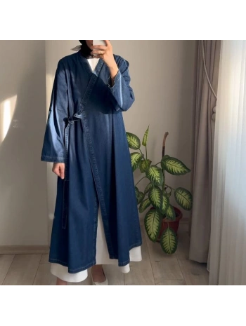 YANDAN BAĞLAMALI KOT KİMONO