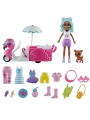 Polly Pocket Filamingo Motosiklet ve Tropik Aksesuarlar HWP24