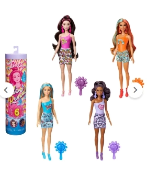 Barbie Byrurg Hrk06 Color Reveal Renk Değiştiren Sürpriz Gökkuşağı Serisi