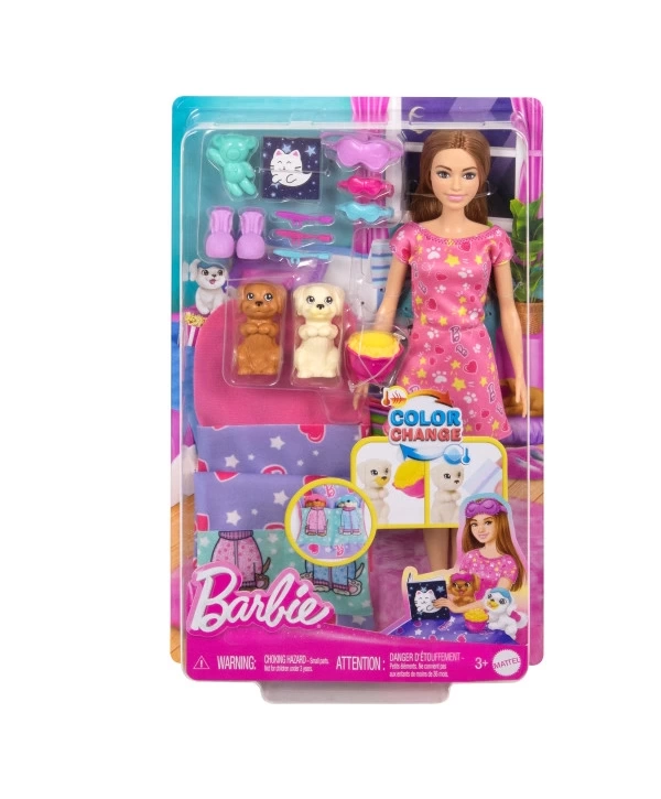 Barbie Gkxy ve Köpekçikleri Pijama Partisi, Oyuncak Life new 657515 HXN01