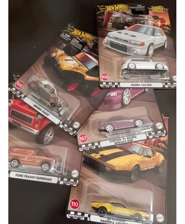 HOT WHEELS Premium Arabalar Boulevard 2024 - Mix 4 / GJT68-979Y 5 Li Set