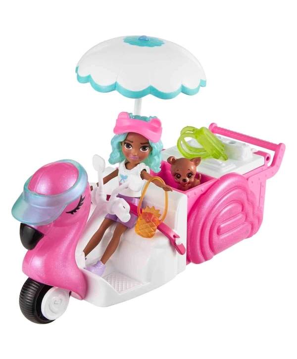 Polly Pocket Filamingo Motosiklet ve Tropik Aksesuarlar HWP24