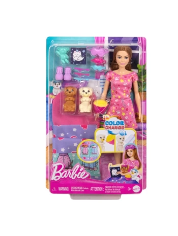 Barbie Gkxy ve Köpekçikleri Pijama Partisi, Oyuncak Life new 657515 HXN01