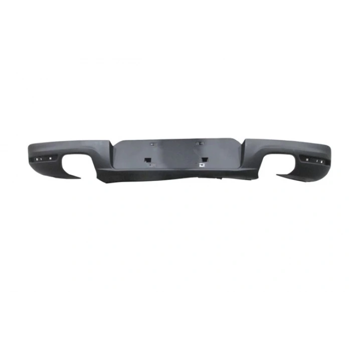 (YENİ ÜRÜN!!!)PEUGEOT 508- 14/17; ARKA TAMPON SİYAH KARLIKLI KOMPLE (ÇİFT EKSOZ DELİKLİ) (TW)