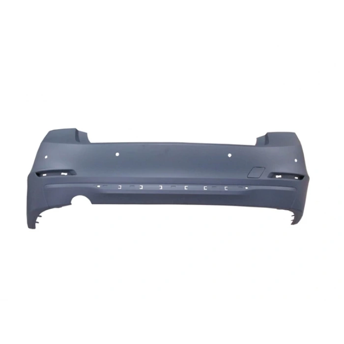 BMW 3 SERI- F30- 12/14; ARKA TAMPON KOYU GRİ (SENSÖR DELİKLİ/NİKELAJ ÇITA DELİKLİ (LUXURY)(TW)