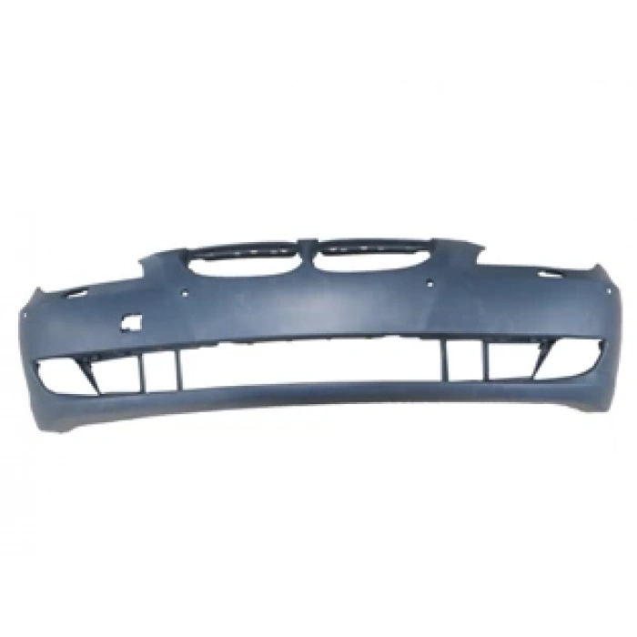 BMW 5 SERI- E60- 07/10; ÖN TAMPON (ASTARLI SİS/PANJUR/FAR YIKAMA DELİKLİ/SENSÖR DELİKLİ)(TYG)