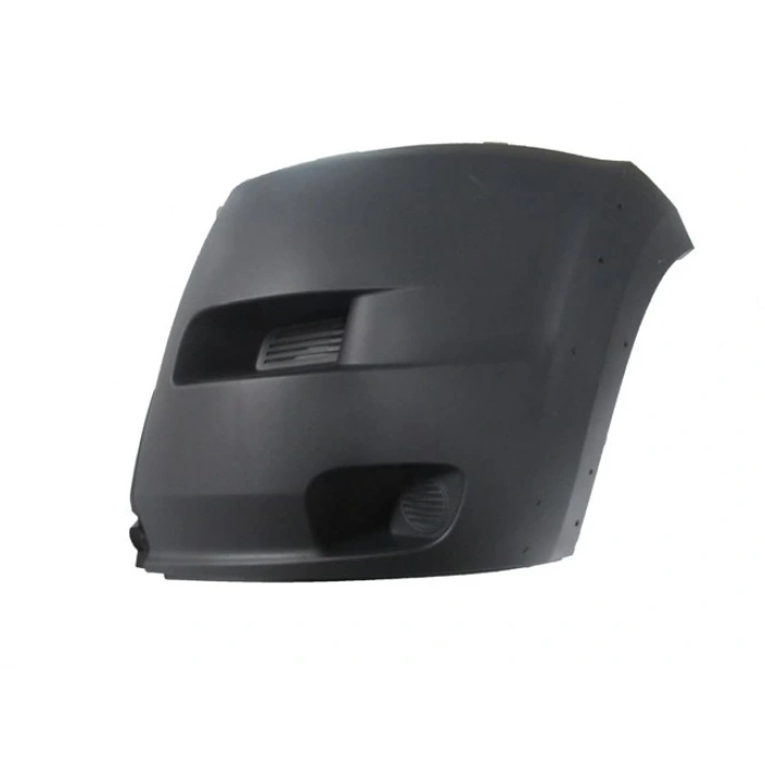 CITROEN JUMPER- 07/13; ÖN TAMPON UCU SOL SİYAH (SİS DELİKSİZ/DODİK DELİKLİ)