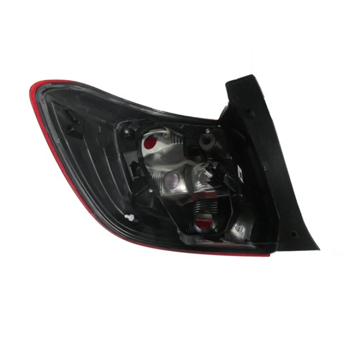 DACIA SANDERO- 13/16; STOP LAMBASI SAĞ KOYU KIRMIZI/BEYAZ (STEPWAY) (FÜME) (MARS) (E MARKLI)