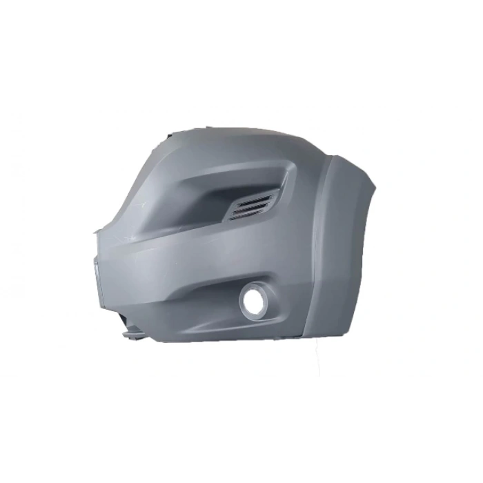 FIAT DUCATO- 14/24; ÖN TAMPON UCU SOL GRİ (SİS DELİKLİ) (DODİK DELİKLİ)