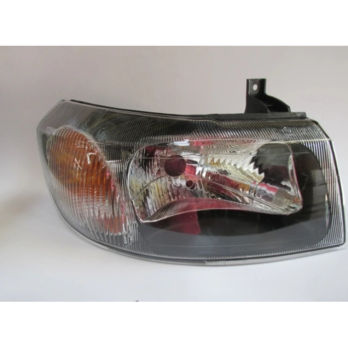 FORD TRANSIT- V184- 02/06; FAR LAMBASI SAĞ ELEKTRİKLİ/MANUEL SİYAH 4 FİŞLİ (H4)(AYFAR) (E MARKLI)