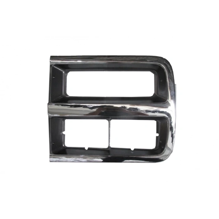 GMC SIERRA- 92/96; FAR ÇERÇEVESI SAG NIKELAJLI KOYU GRI(TYG)