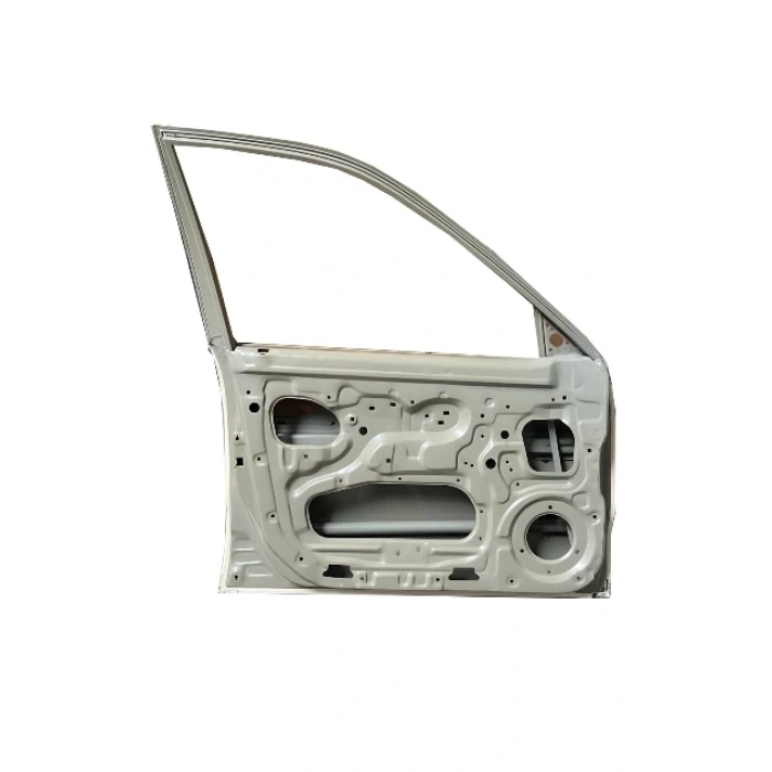 HYUNDAI ACCENT- 98/00; ÖN KAPI KOMPLE SOL BAND DELİKLİ GRİ BOYALI (İCELİ/ÇEKOMASTİKLİ) (TW)