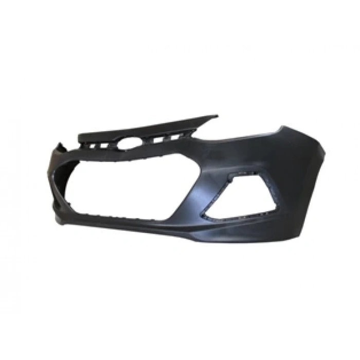 HYUNDAI I10- 13/16; ÖN TAMPON SİYAH (SİS/PANJUR DELİKİ) (TYG)