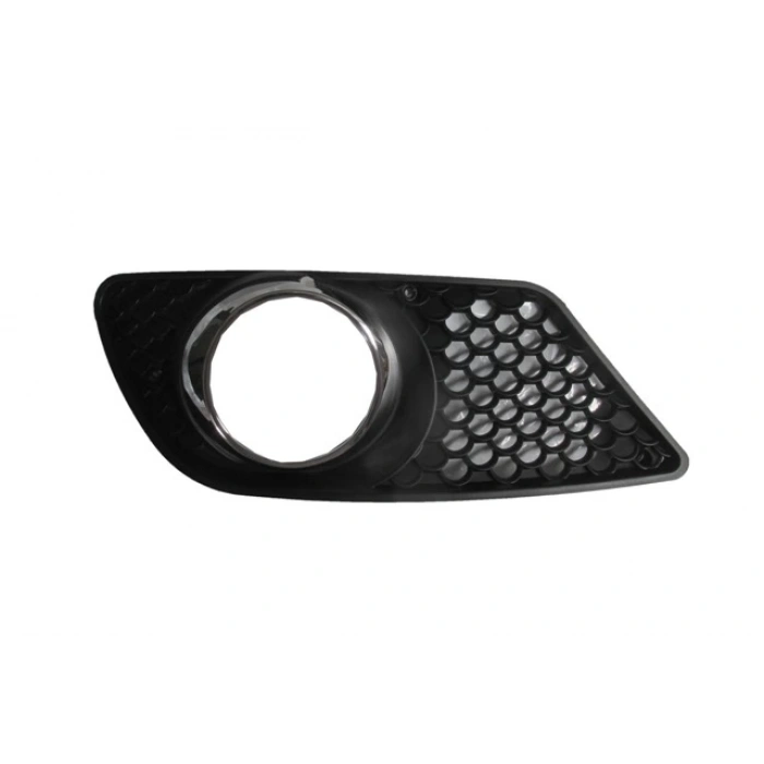 MERCEDES C CLASS- W204- 11/13; SİS LAMBA KAPAĞI SOL SİYAH (SİS DELİKLİ/NİKELAJ ÇERÇEVELİ) (AMG) (TW)